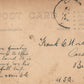 SAN JUAN PR HIGH SCHOOL ANTIQUE REAL PHOTO POSTCARD RPPC