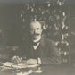 MAN OF LETTERS ANTIQUE REAL PHOTO POSTCARD RPPC