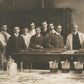 CHEMICAL or PHARMACY LABORATORY TEAM ANTIQUE REAL PHOTO POSTCARD RPPC