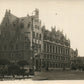 MECHELEN BELGIUM GROTE MARKT & POST OFFICE ANTIQUE REAL PHOTO POSTCARD RPPC