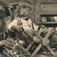 GERMAN SILENT FILM PERSONAGE MECKI VINTAGE REAL PHOTO POSTCARD RPPC