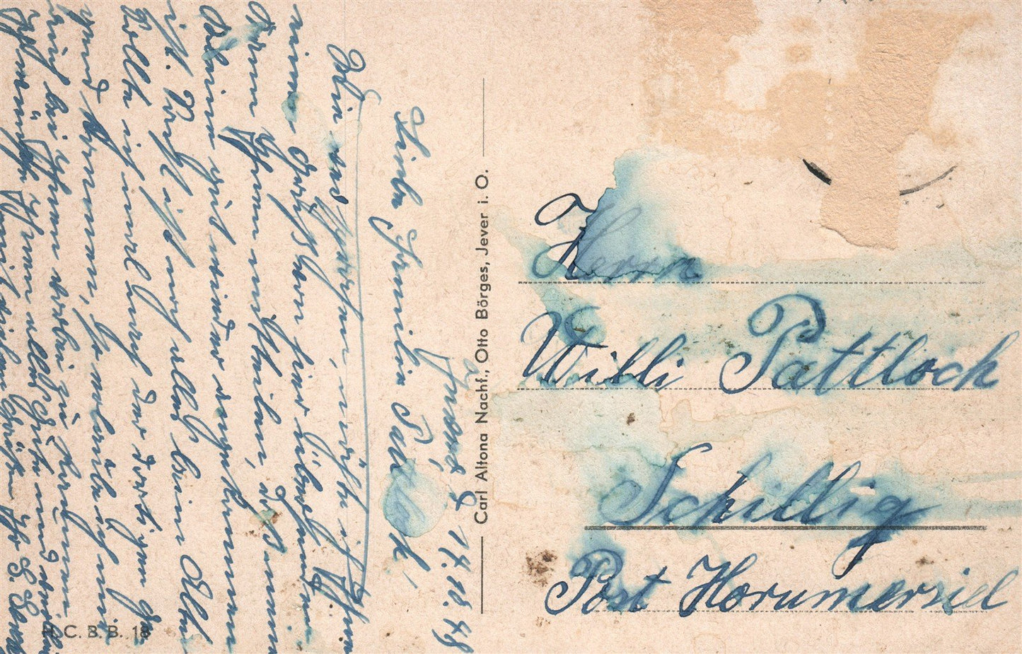 JEVER in OLDENBURG GERMANY CASTLE ANTIQUE POSTCARD PPPC