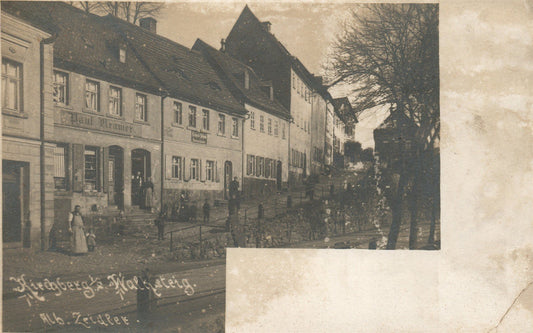 KIRCHBERG GERMANY WALHETEIG ANTIQUE REAL PHOTO POSTCARD PPPC