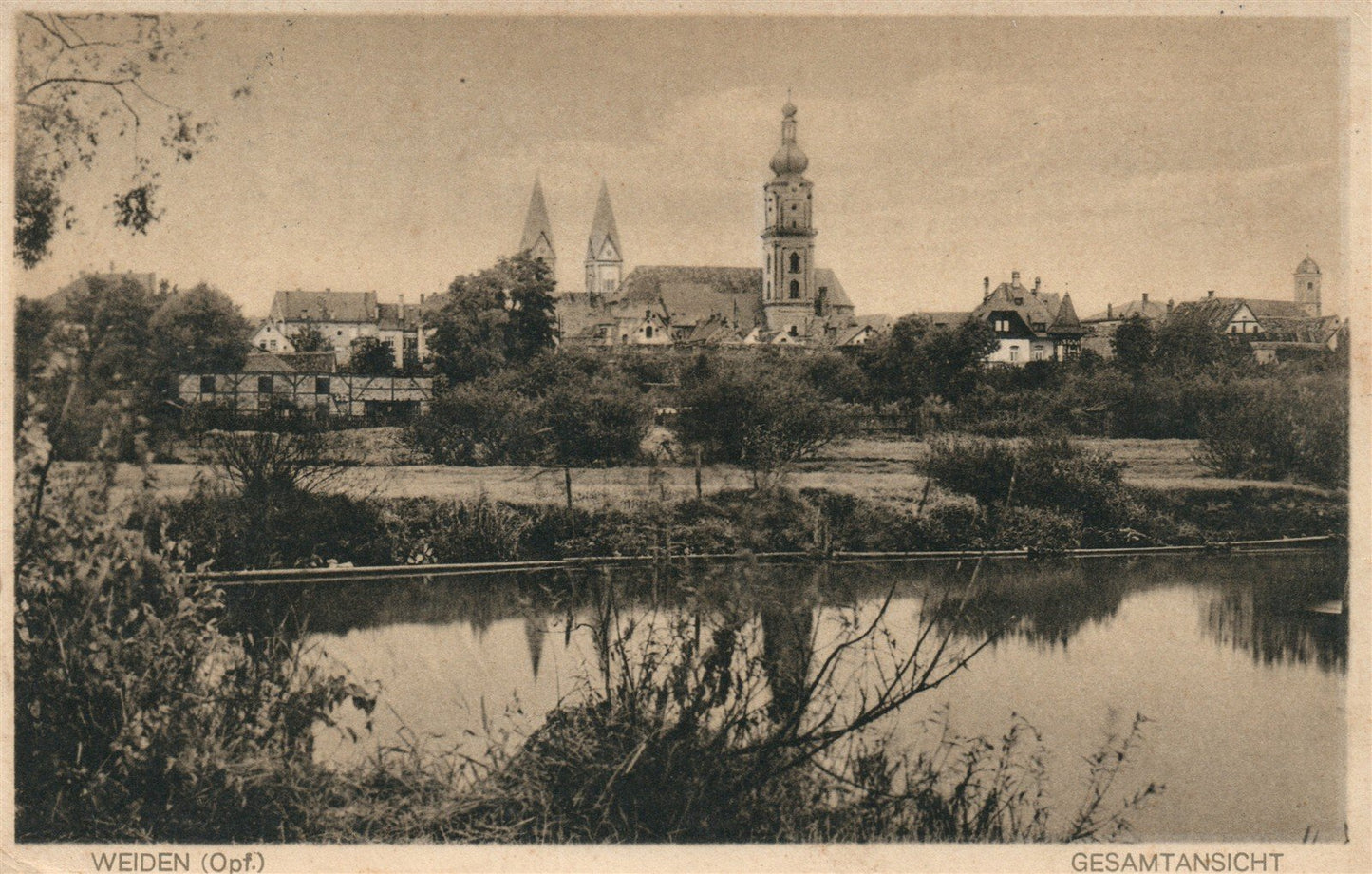 WEIDEN GERMANY ANTIQUE REAL PHOTO POSTCARD RPPC