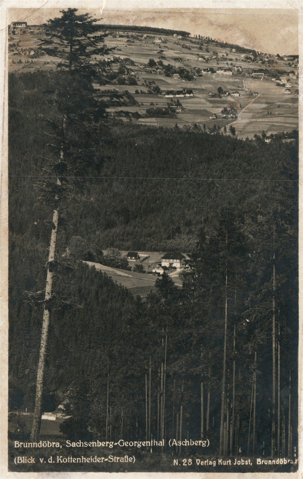BRUNNDOBRA GERMANY ANTIQUE REAL PHOTO POSTCARD RPPC