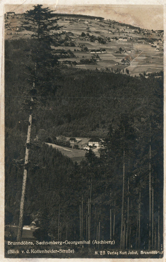 BRUNNDOBRA GERMANY ANTIQUE REAL PHOTO POSTCARD RPPC