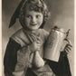 MUNCHEN GERMANY GIRL w/ BEER STEIN ANTIQUE REAL PHOTO POSTCARD RPPC