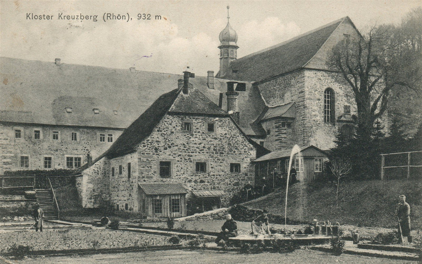 KLOSTER KREUZBERG RHON GERMANY ANTIQUE POSTCARD