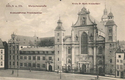 COLN GERMANY MARZELLENSTRASSE ANTIQUE POSTCARD