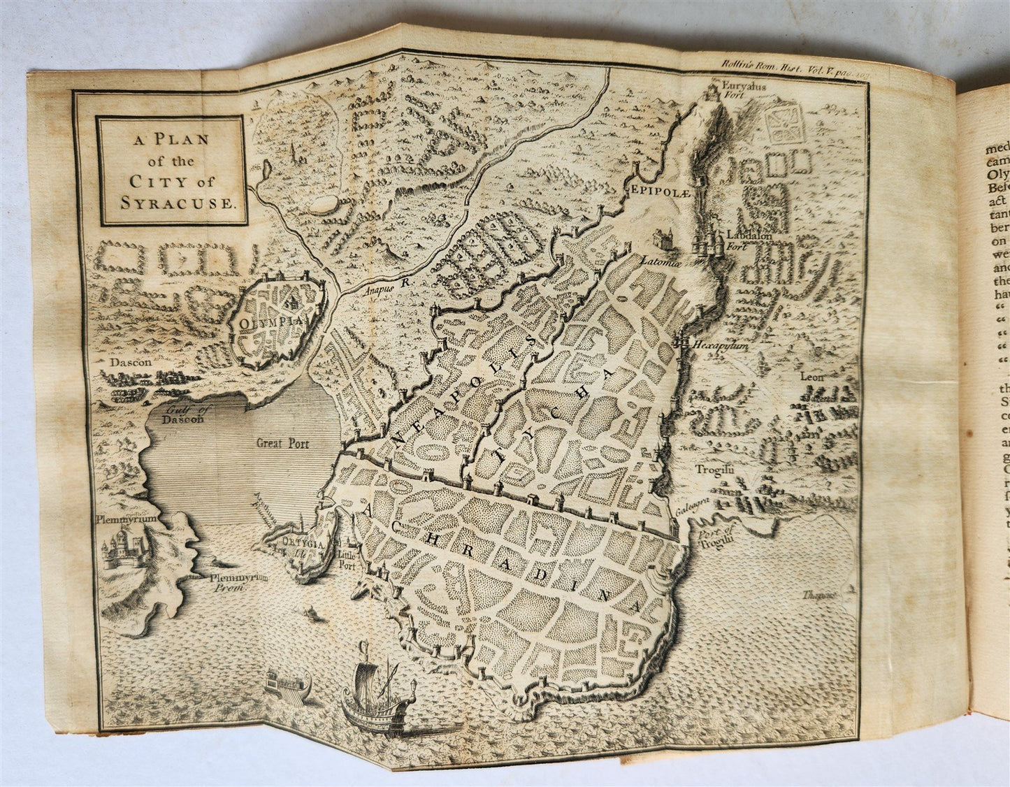1754 ROMAN HISTORY by ROLLIN 12 VOLUMES antique ILLUSTRATED w/ MAPS