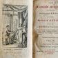 1754 ROMAN HISTORY by ROLLIN 12 VOLUMES antique ILLUSTRATED w/ MAPS
