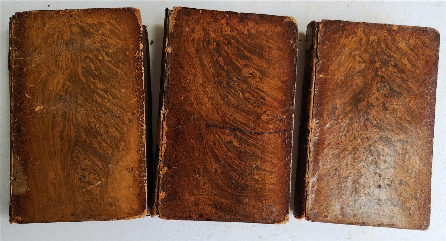 1792 HISTORY of HINDOSTAN 3 VOLUMES antique ILLUSTRATED w/ PLATES & MAP