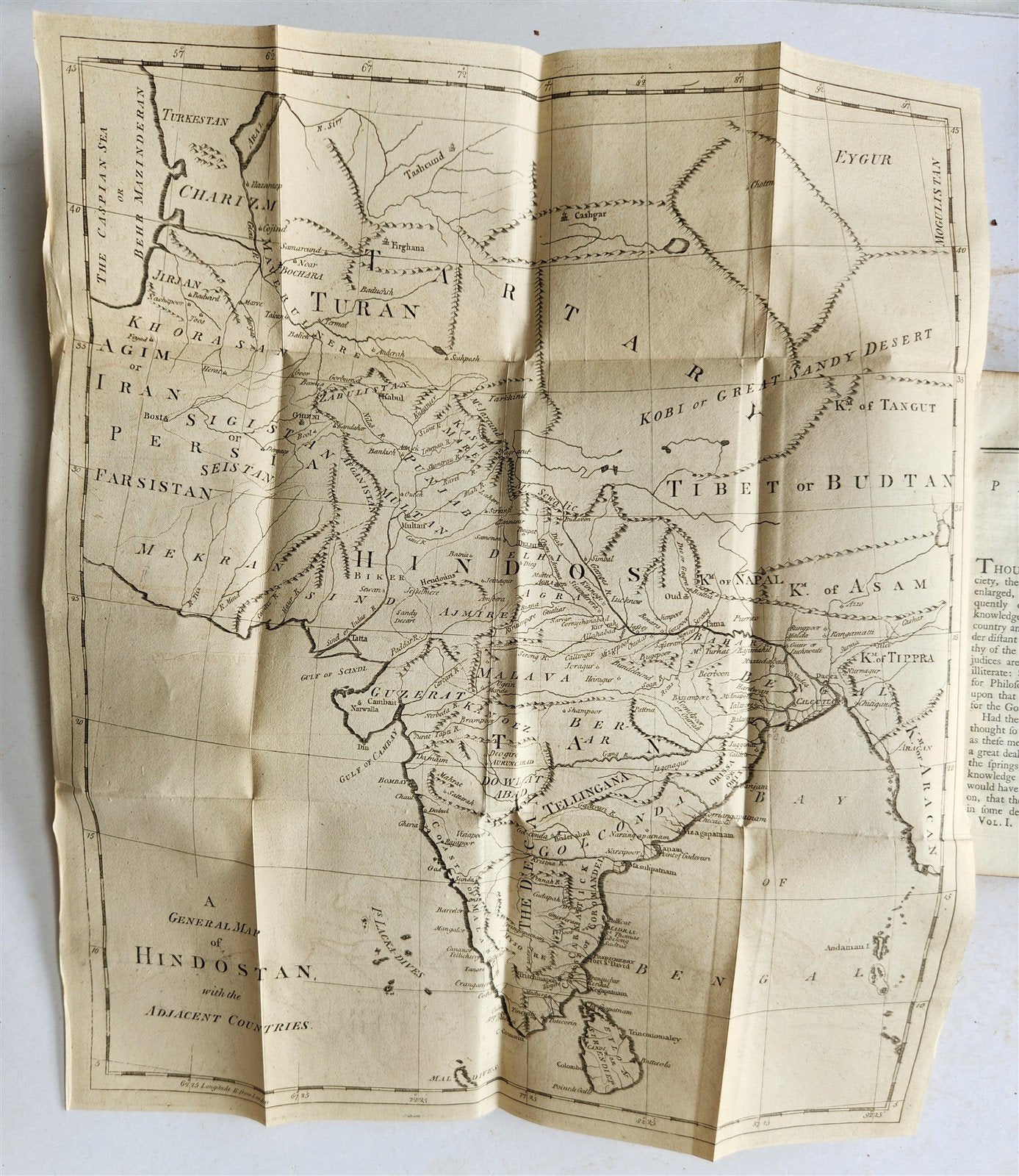 1792 HISTORY of HINDOSTAN 3 VOLUMES antique ILLUSTRATED w/ PLATES & MAP