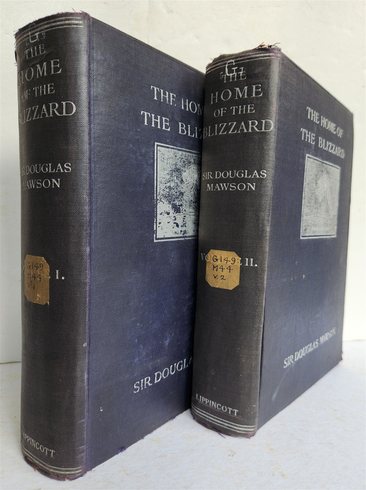 1915 HOME of BLIZZARD AUSTRALASIAN ANTARCTIC EXPEDITION antique ILLUSTRATED
