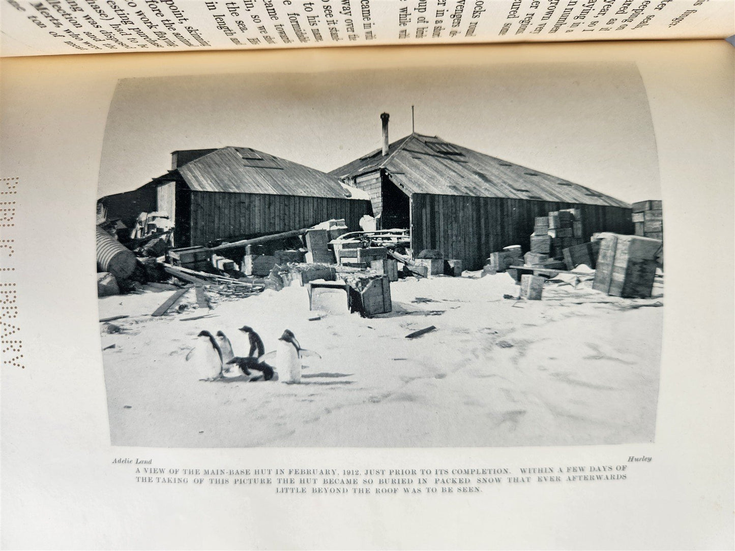 1915 HOME of BLIZZARD AUSTRALASIAN ANTARCTIC EXPEDITION antique ILLUSTRATED