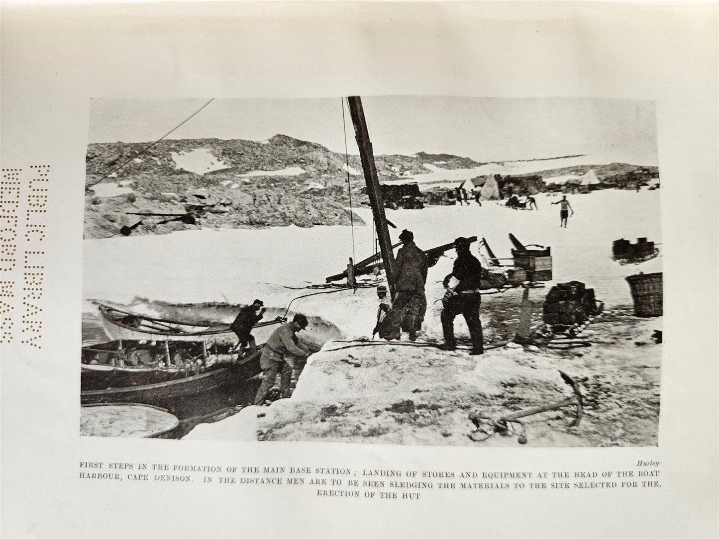 1915 HOME of BLIZZARD AUSTRALASIAN ANTARCTIC EXPEDITION antique ILLUSTRATED