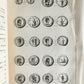 1834 DESCRIPTIVE CATALOGUE of RARE ROMAN COINS by AKERMAN antique ILLUSTRATED