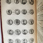 1834 DESCRIPTIVE CATALOGUE of RARE ROMAN COINS by AKERMAN antique ILLUSTRATED