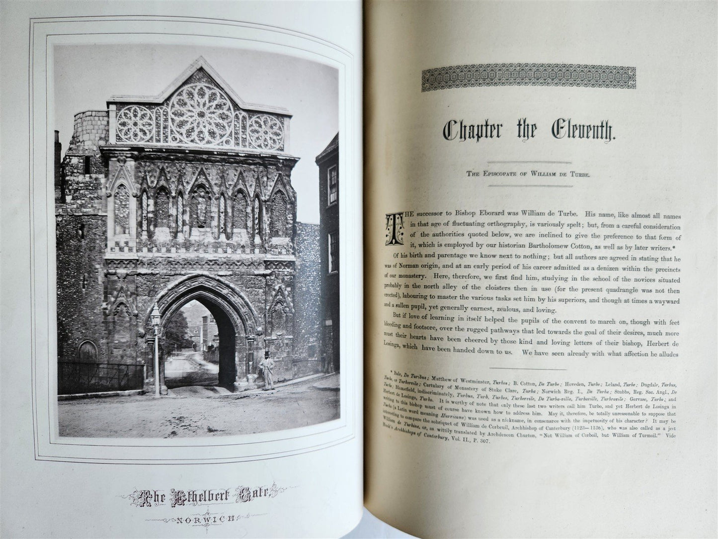 1876 ANCIENT SCULPTURES in ROOF of NORWICH CATHEDRAL antique ILLUSTRATED FOLIO