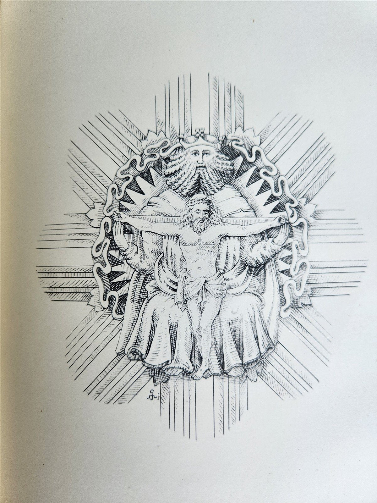 1876 ANCIENT SCULPTURES in ROOF of NORWICH CATHEDRAL antique ILLUSTRATED FOLIO