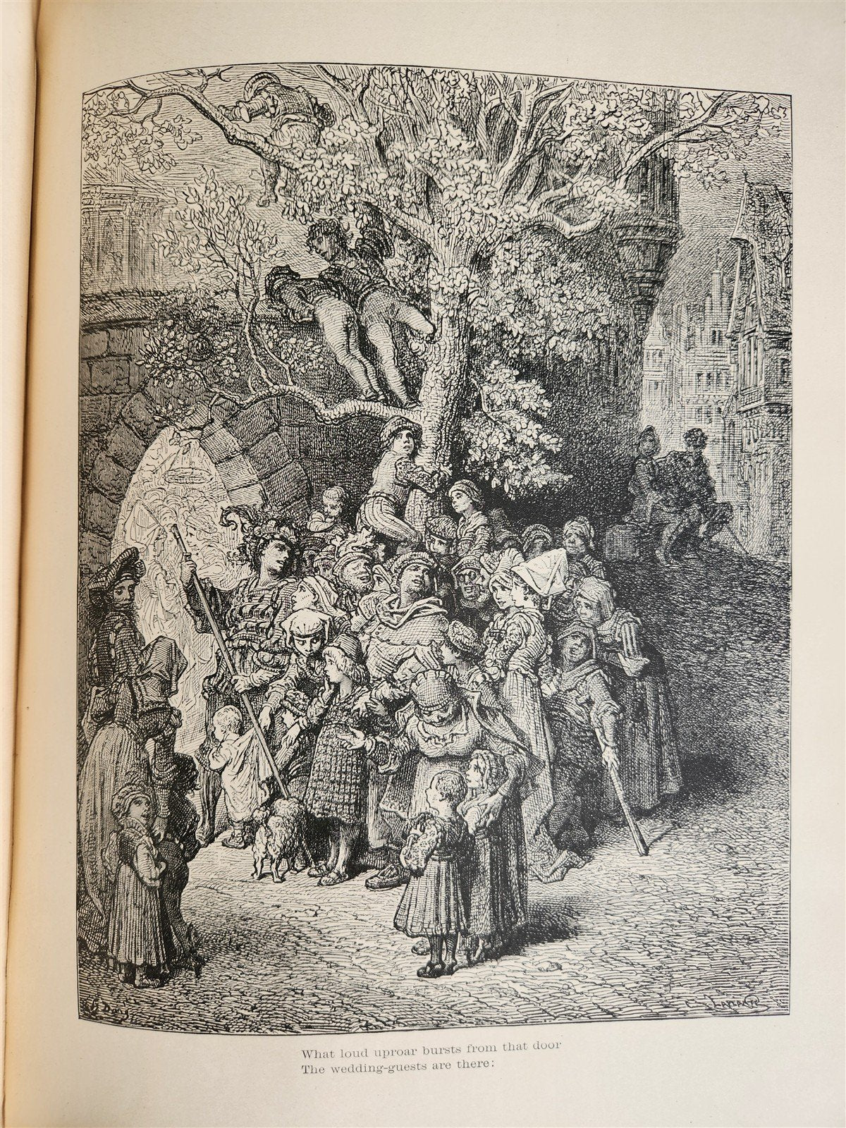 1889 THE RIME of ANCIENT MARINER ILLUSTRATED by GUSTAVE DORE antique in ENGLISH