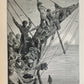 1889 THE RIME of ANCIENT MARINER ILLUSTRATED by GUSTAVE DORE antique in ENGLISH