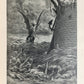 1889 THE RIME of ANCIENT MARINER ILLUSTRATED by GUSTAVE DORE antique in ENGLISH