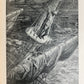 1889 THE RIME of ANCIENT MARINER ILLUSTRATED by GUSTAVE DORE antique in ENGLISH