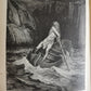 1880s DANTE'S INFERNO ILLUSTRATED by GUSTAVE DORE antique FOLIO