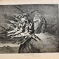 1880s DANTE'S INFERNO ILLUSTRATED by GUSTAVE DORE antique FOLIO
