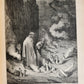 1880s DANTE'S INFERNO ILLUSTRATED by GUSTAVE DORE antique FOLIO