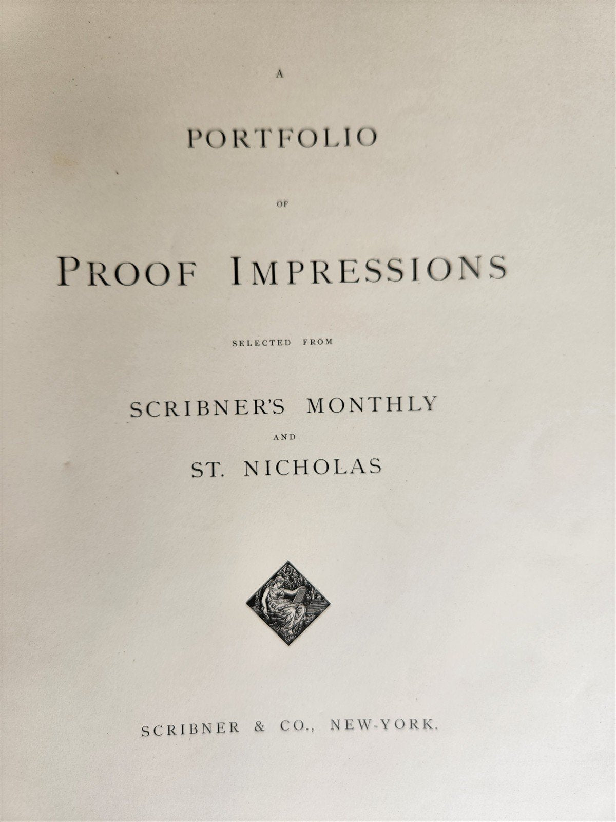 1880 PROOFS IMPRESSIONS from Scribner's Monthly & St. Nicholas antique FOLIO