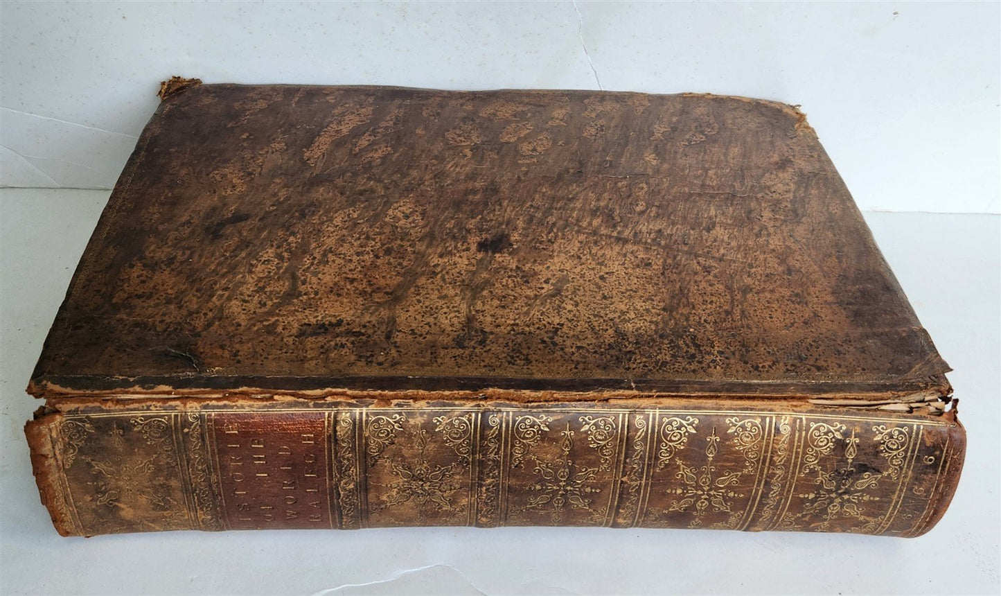 1666 HISTORIE of the WORLD by WALTER RALEIGH ILLUSTRATED w/ MAPS antique FOLIO