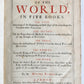 1666 HISTORIE of the WORLD by WALTER RALEIGH ILLUSTRATED w/ MAPS antique FOLIO