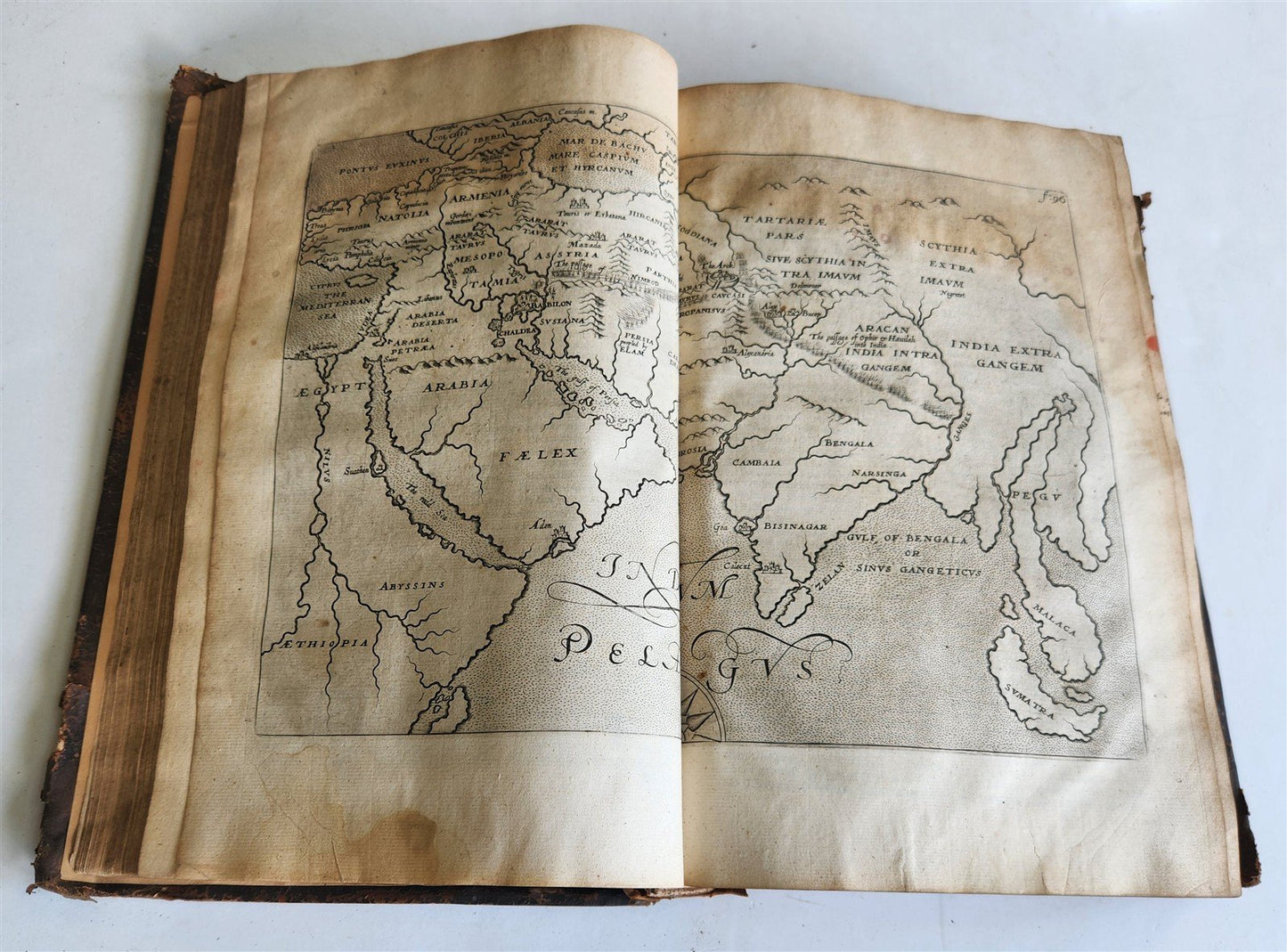 1666 HISTORIE of the WORLD by WALTER RALEIGH ILLUSTRATED w/ MAPS antique FOLIO
