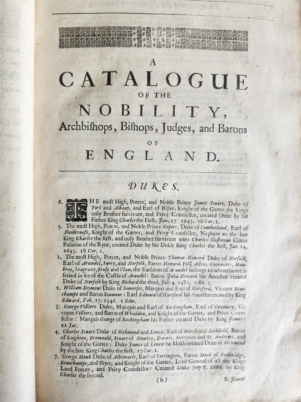 1665 CHRONICLE of the KINGS of ENGLAND by RICHARD BAKER antique FOLIO in English