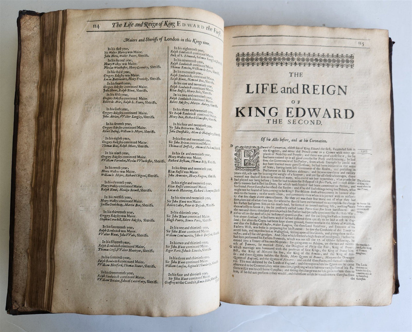 1665 CHRONICLE of the KINGS of ENGLAND by RICHARD BAKER antique FOLIO in English