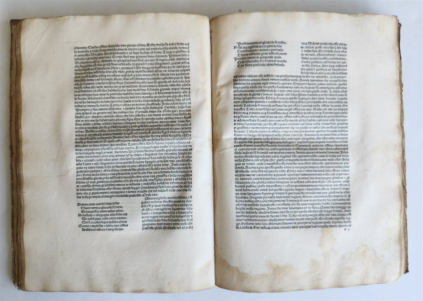 1478 INCUNABULA FRANCESCO PETRARCA by Bernardo Lapini da Siena antique FOLIO