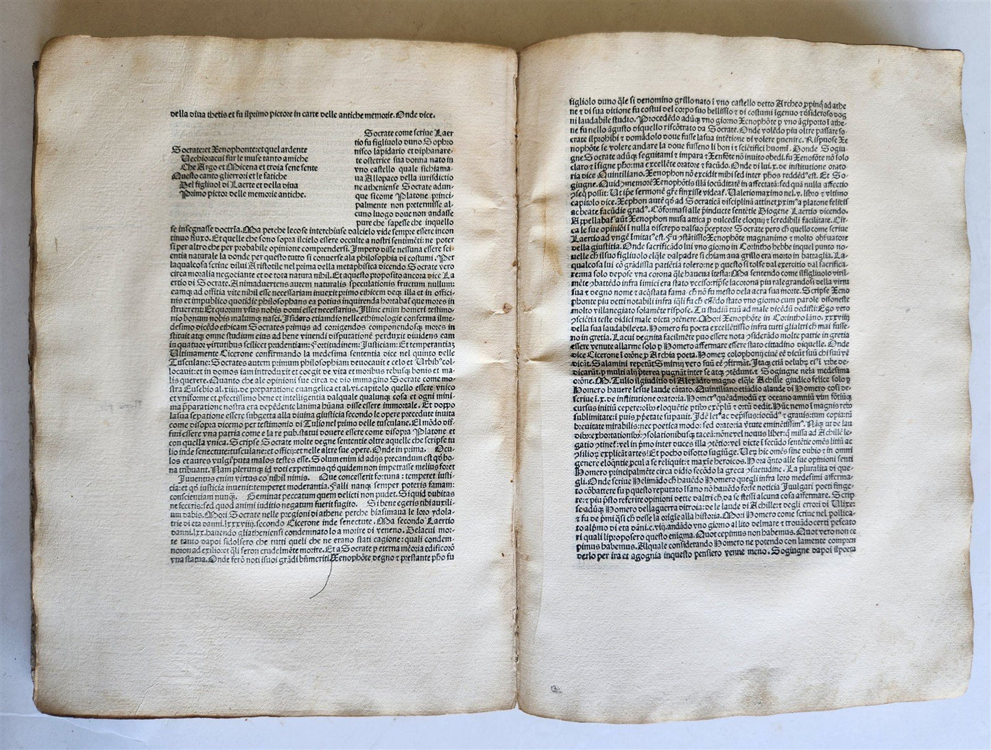1478 INCUNABULA FRANCESCO PETRARCA by Bernardo Lapini da Siena antique FOLIO