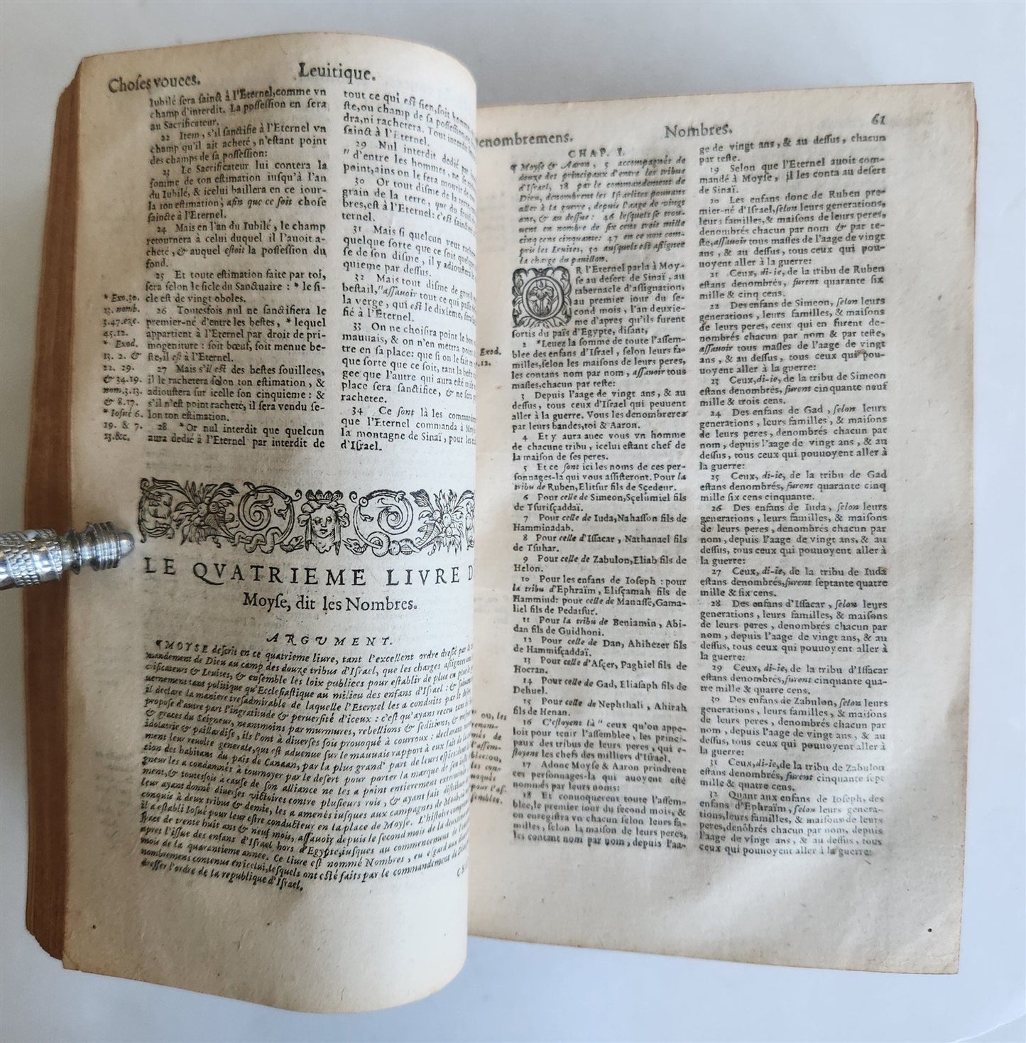 1588 BIBLE in FRENCH antique 16th CENTURY OLD & NEW TESTAMENT