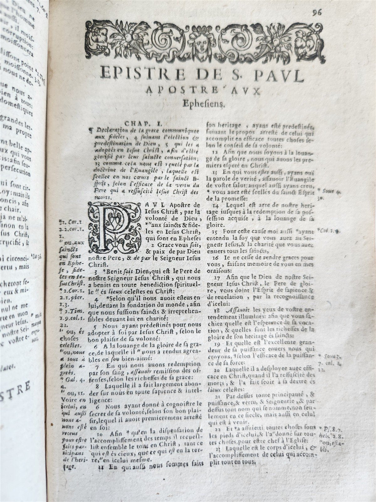 1588 BIBLE in FRENCH antique 16th CENTURY OLD & NEW TESTAMENT