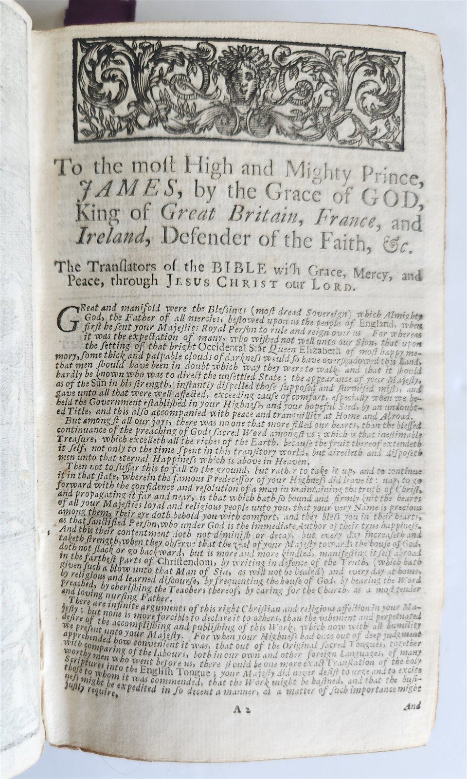 1721 BIBLE in ENGLISH antique SCOTTISH Edinburgh OLD & NEW TESTAMENT