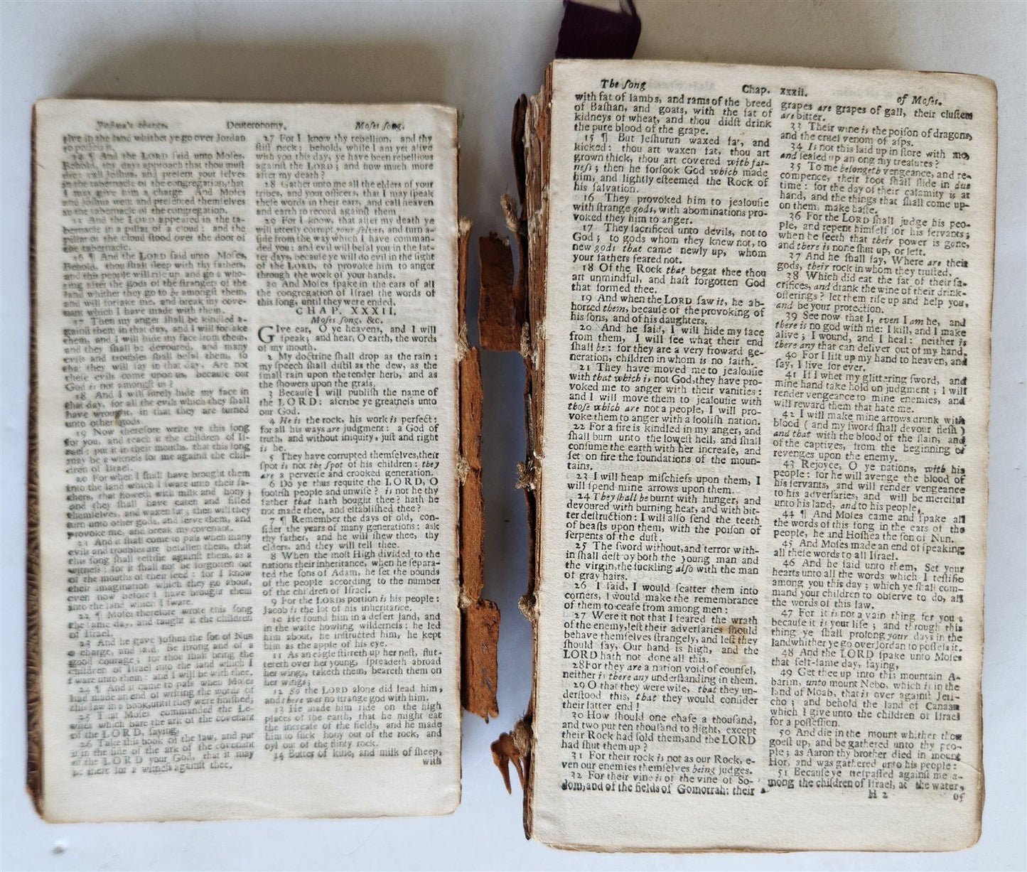 1721 BIBLE in ENGLISH antique SCOTTISH Edinburgh OLD & NEW TESTAMENT