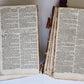 1721 BIBLE in ENGLISH antique SCOTTISH Edinburgh OLD & NEW TESTAMENT