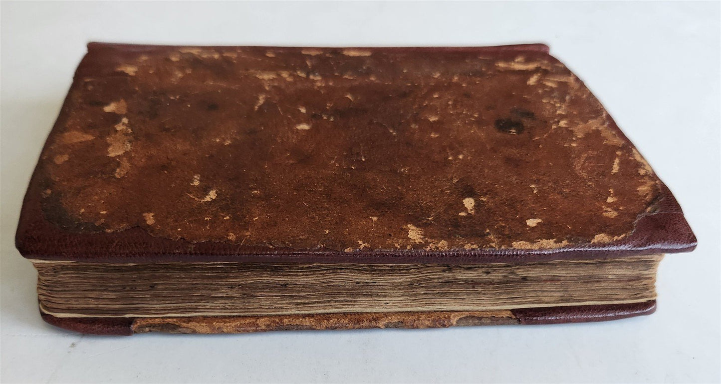 1574 BIBLE LATIN PLANTIN PRESS & 1627 BOOK of COMMON PRAYER in ENGLISH antique
