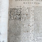 1574 BIBLE LATIN PLANTIN PRESS & 1627 BOOK of COMMON PRAYER in ENGLISH antique