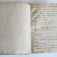 1924 MANUSCRIPT BOOK in ENGLISH antique PAPACY COAT of ARMS BINDING