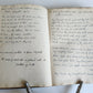 1924 MANUSCRIPT BOOK in ENGLISH antique PAPACY COAT of ARMS BINDING