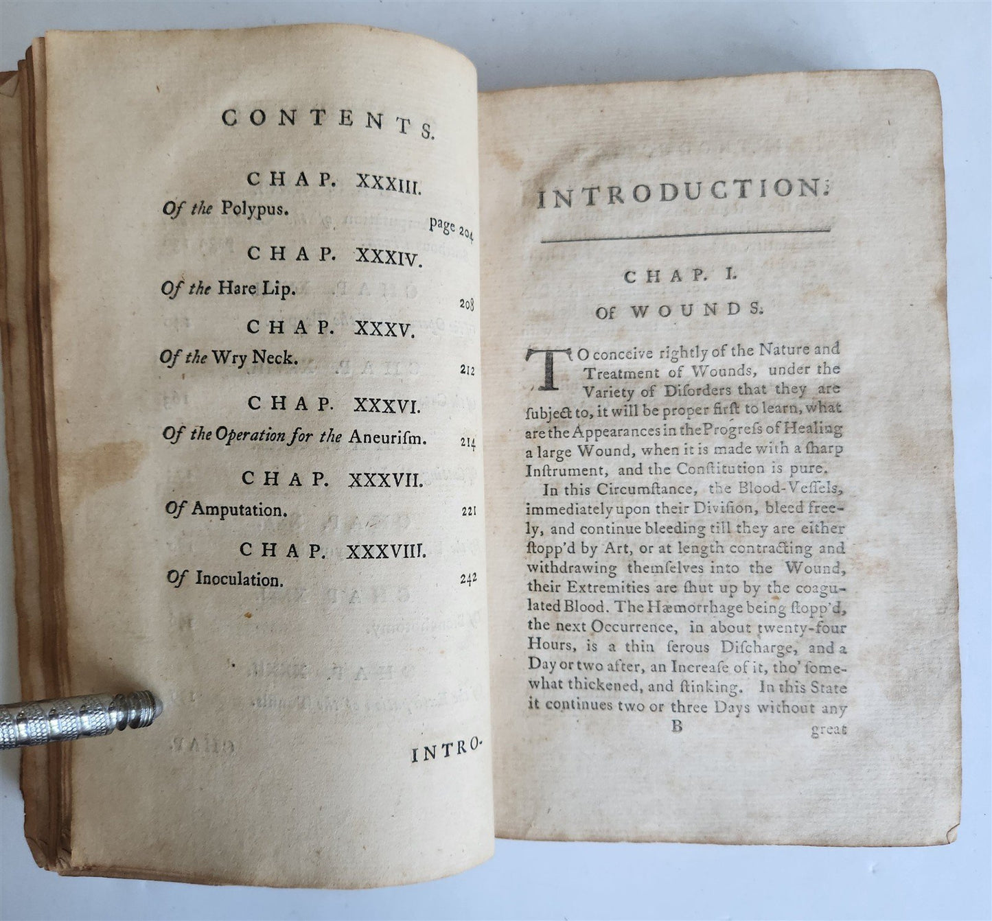 1769 TREATISE on OPERATIONS of SURGERY in ENGLISH antique ILLUSTRATED