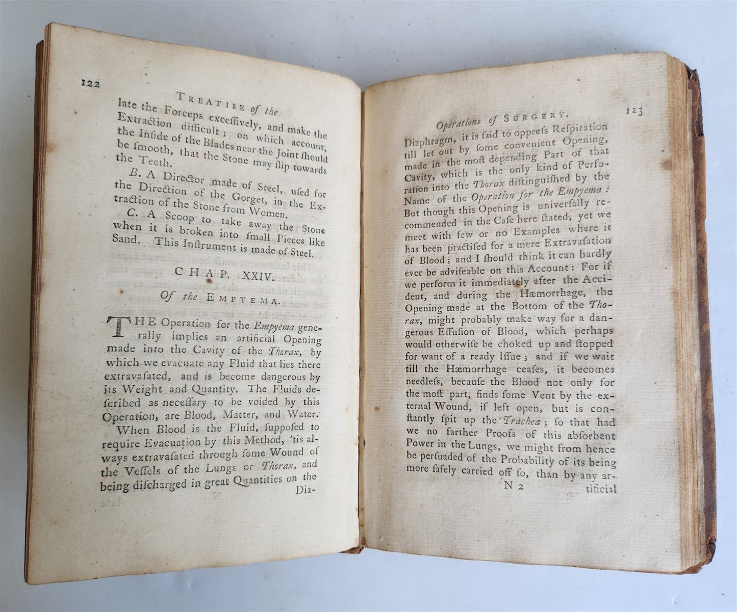 1769 TREATISE on OPERATIONS of SURGERY in ENGLISH antique ILLUSTRATED